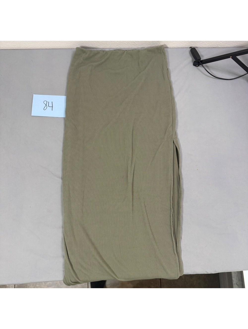 J For Justify Olive Green Ribbed Maxi Skirt Juniors Size Medium